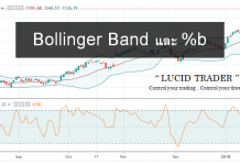 Bollinger band and %b
