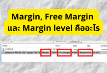 Margin, Free Margin และ Margin level คืออะไร