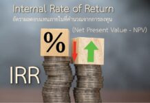 Internal Rate of Return (IRR) คืออะไร Internal Rate of Return (IRR) คืออะไร