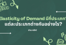 Elasticity of Demand มีกี่ประเภท? แต่ละประเภทต่างกันอย่างไร?